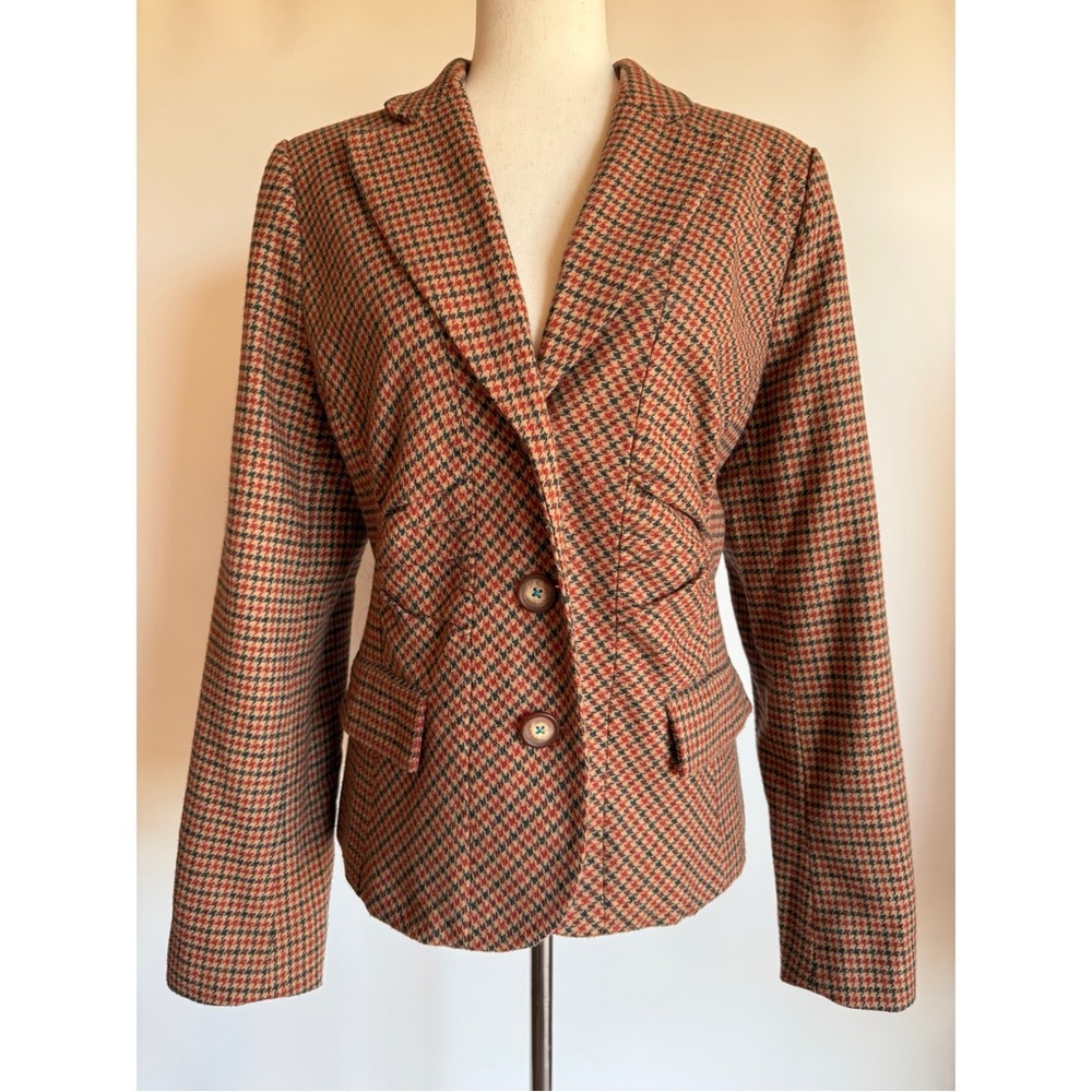 Sundance Tweed Blazer Herringbone Size 14